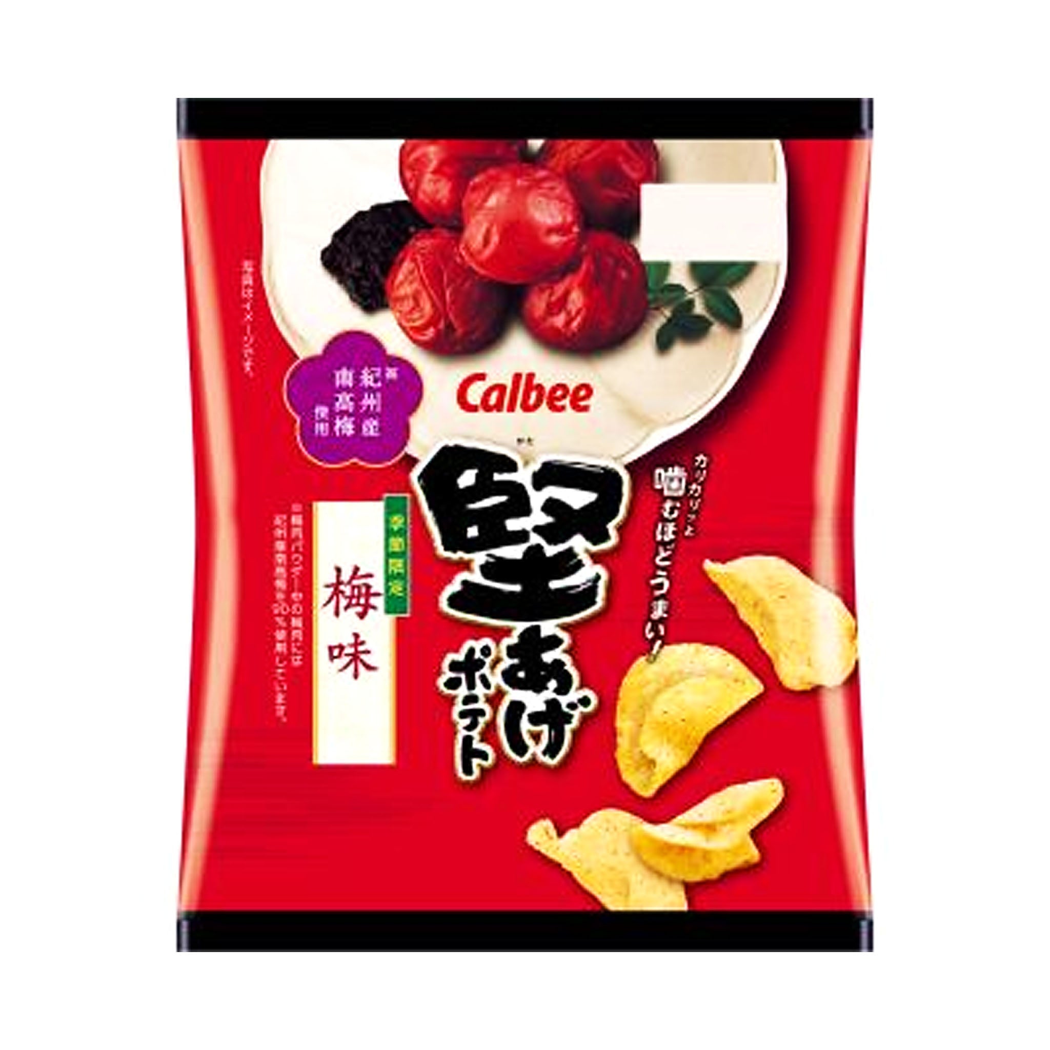 Calbee Kataage Potato - Plum Flavor